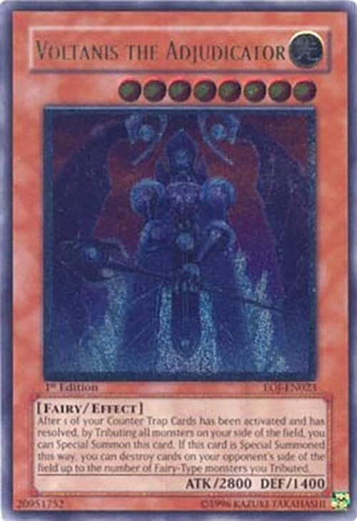 Voltanis the Adjudicator (UTR) — Enemy of Justice card