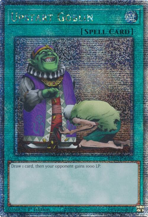Upstart Goblin (Quarter Century Secret Rare) — Quarter Century Bonanza card