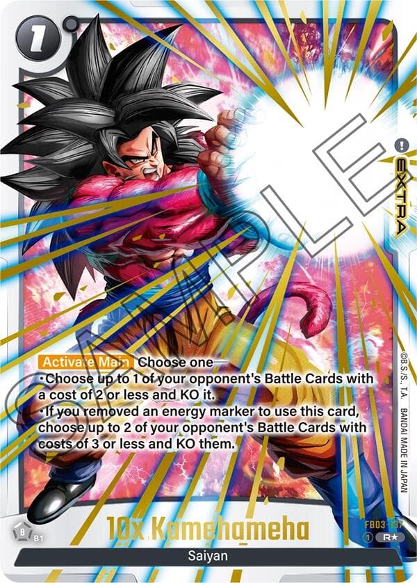 10x Kamehameha (Alternate Art) — Raging Roar Alternate Art Reprints card