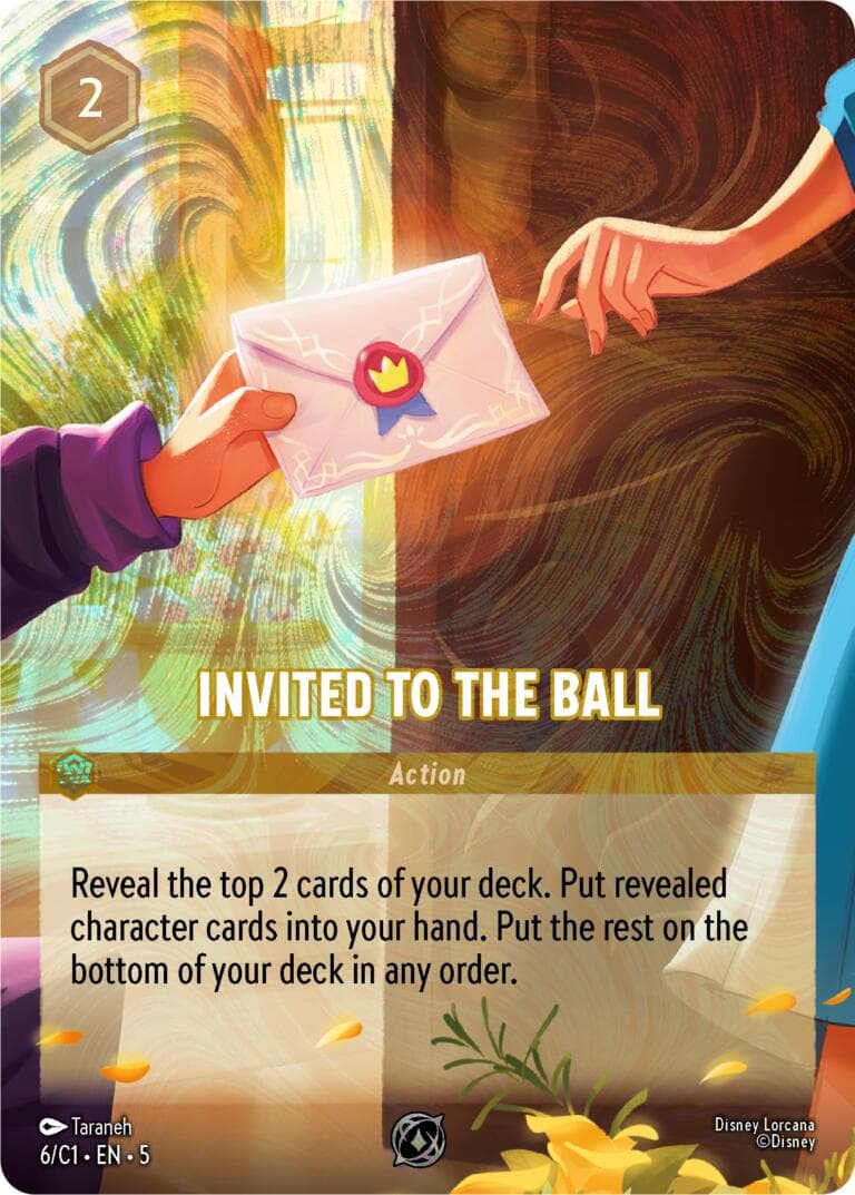 Invited to the Ball — Disney Lorcana Promo Cards card