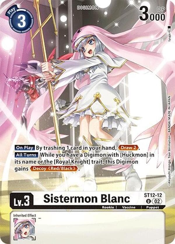 Sistermon Blanc (Alternate Art) — Special Limited Set card