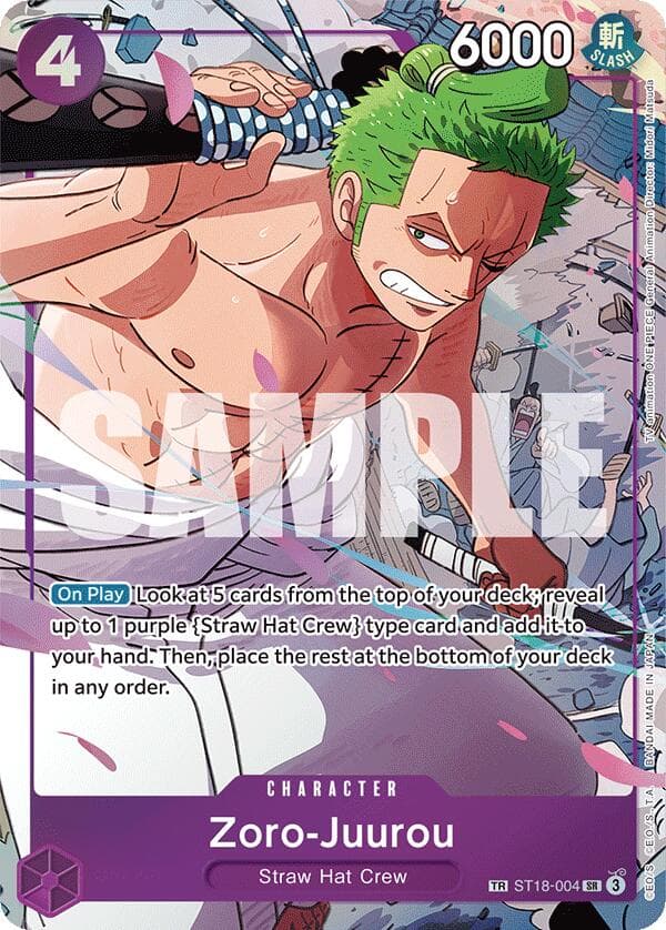 Zoro-Juurou (ST18-004) — Emperors in the New World card