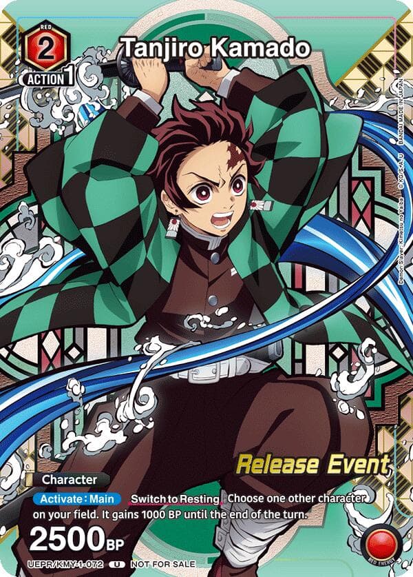 Tanjiro Kamado (Release Event Participation) — UE05BT: Demon Slayer: Kimetsu no Yaiba Release Event Cards card