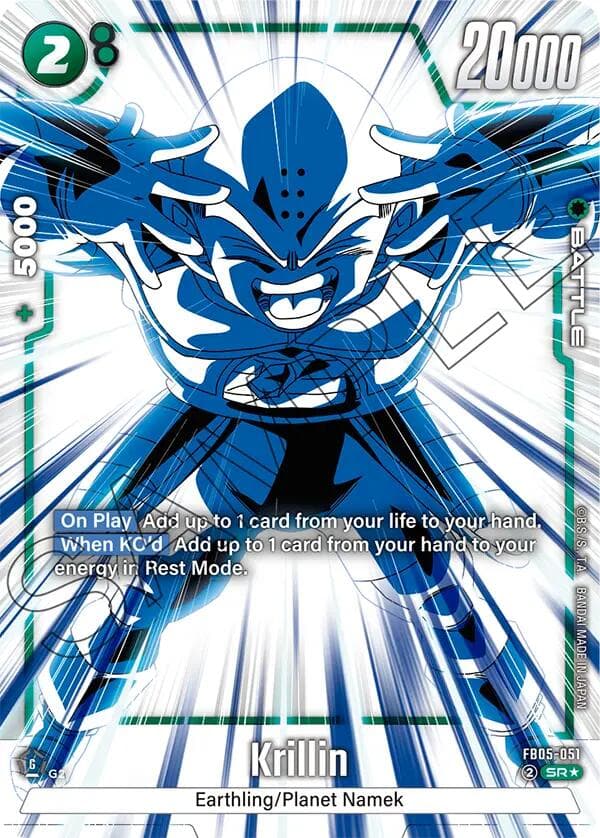 Krillin (Alternate Art) — New Adventure card