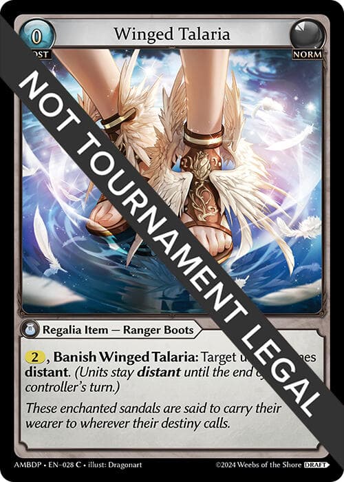 Winged Talaria — Mortal Ambition Draft Pack card