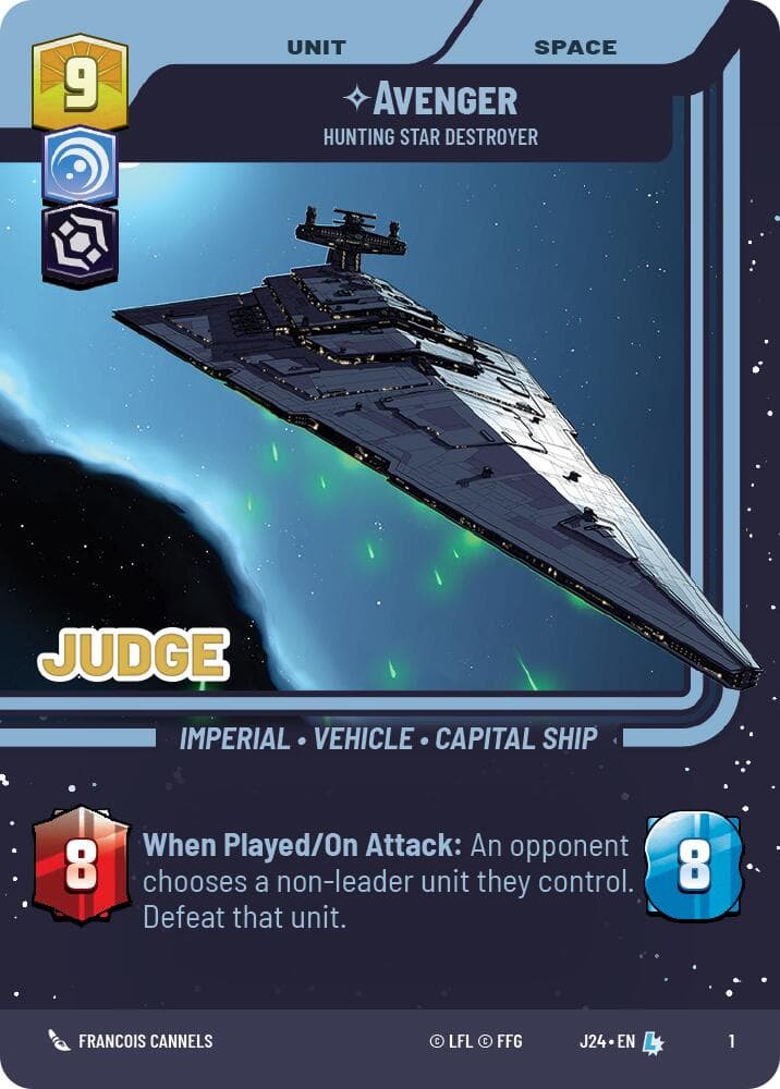 Avenger - Hunting Star Destroyer — Judge Promos card