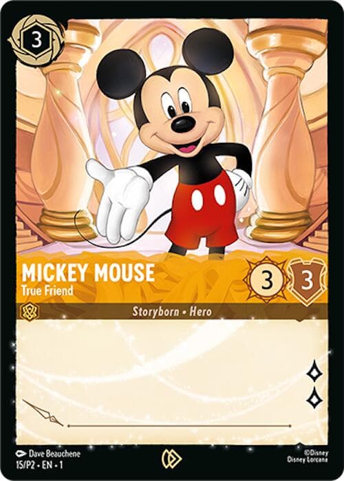 Mickey Mouse - True Friend — Disney Lorcana Promo Cards card