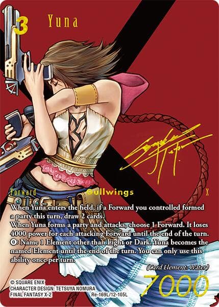 Yuna (Re-169L/12-105L) (Signed) — Legacy Collection card
