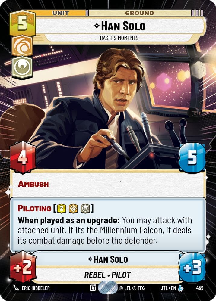 Han Solo - Has His Moments (Hyperspace) — Jump to Lightspeed card
