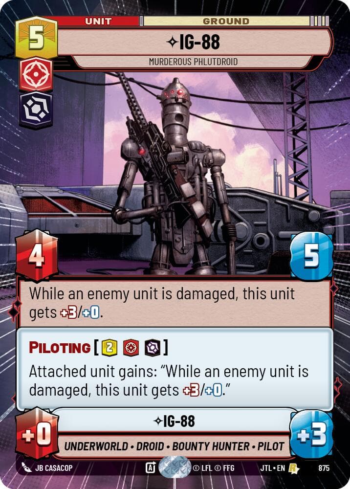 IG-88 - Murderous Phlutdroid (Hyperspace Foil) — Jump to Lightspeed card