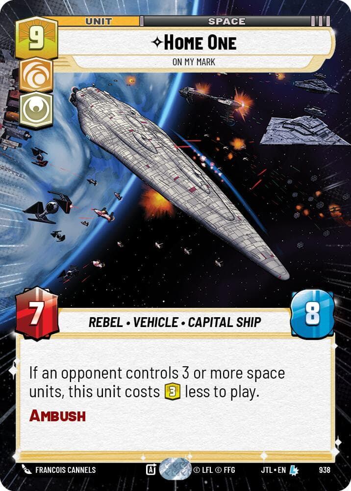 Home One - On My Mark (Hyperspace Foil) — Jump to Lightspeed card