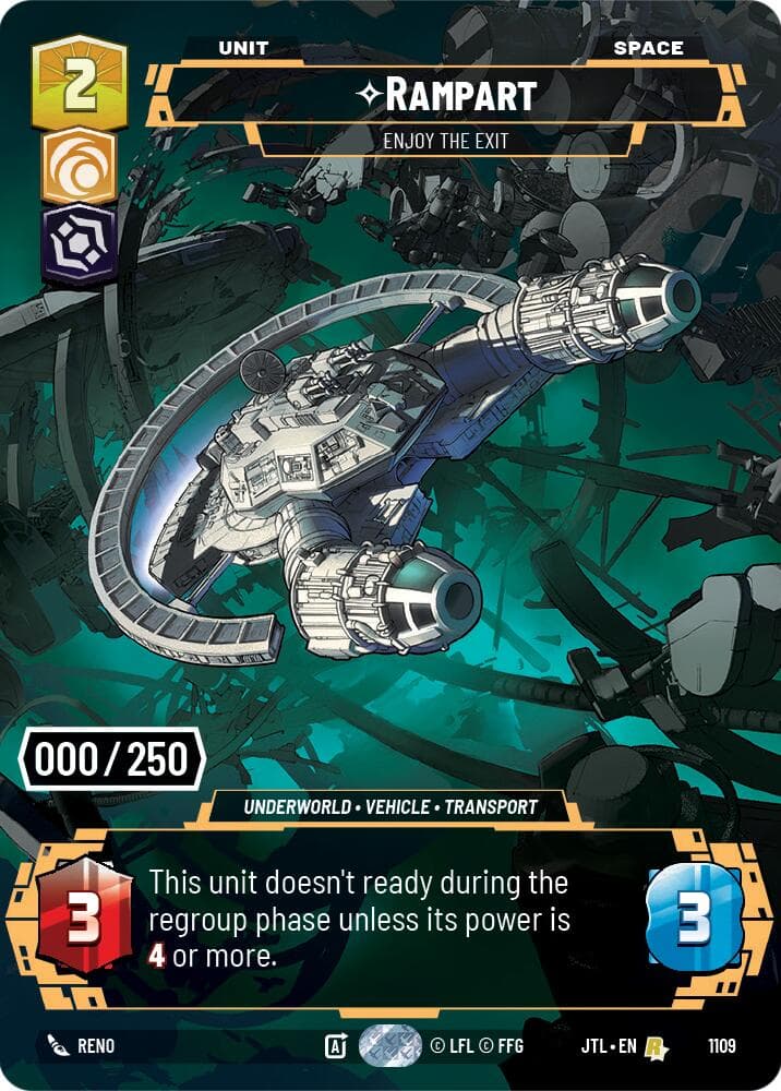 Rampart - Enjoy the Exit (Serialized) — Jump to Lightspeed card