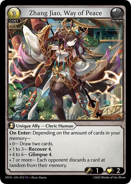 Zhang Jiao, Way of Peace — Abyssal Heaven card