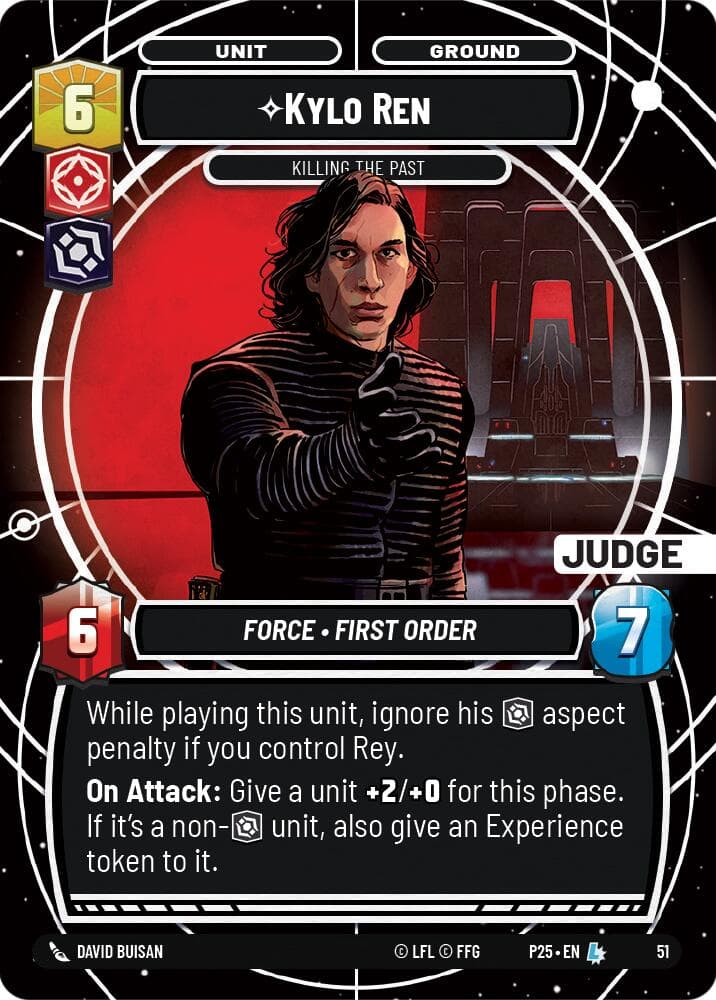 Kylo Ren - Killing the Past — Judge Promos card