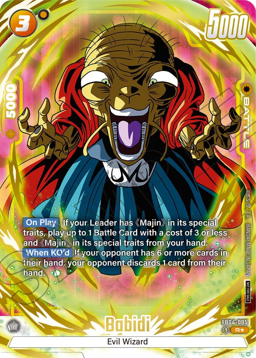 Babidi (Alternate Art) (Limited Pack 01) — Tournament and Championship Promos card
