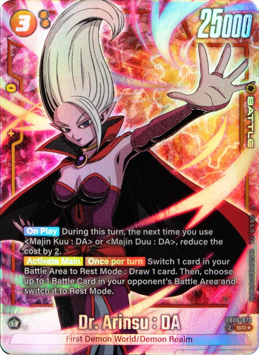 Dr. Arinsu : DA - FB06-072 (Alternate Art) — Rivals Clash card