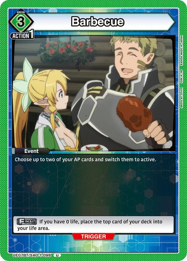 Barbecue — UE07BT: Sword Art Online card