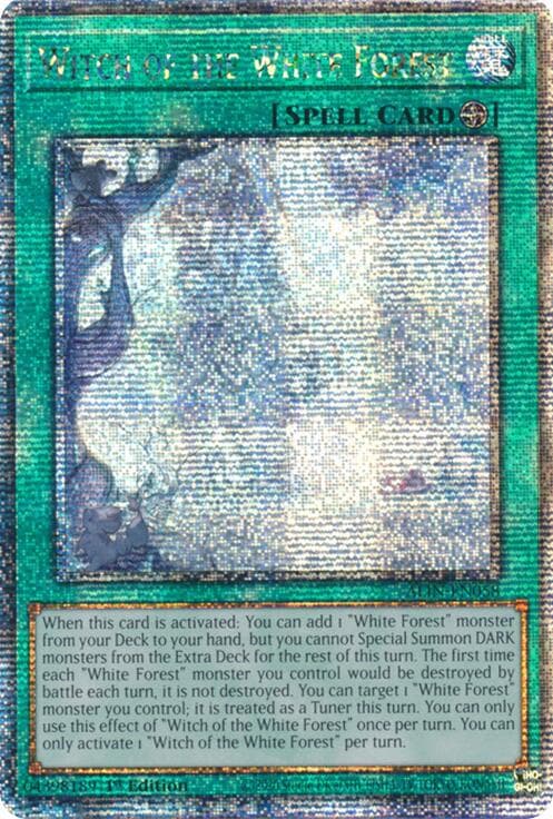 Witch of the White Forest (Quarter Century Secret Rare) — Alliance Insight card