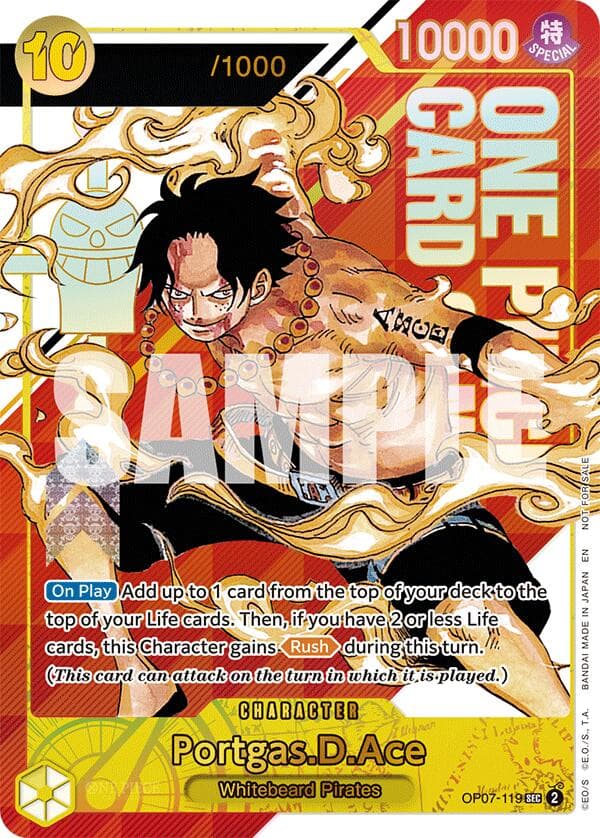 Portgas.D.Ace (Serial Numbered) — One Piece Promotion Cards card