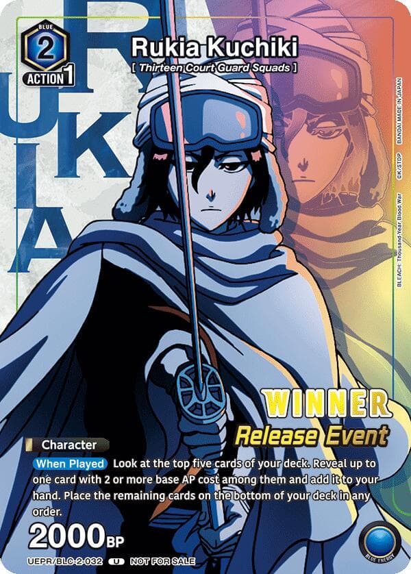 Rukia Kuchiki (Release Event Winner) — UEX01BT: BLEACH: Thousand-Year Blood War Vol.2 Release Event Cards card