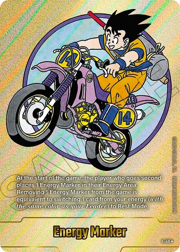 Energy Marker (E-49) (Gold) — Fusion World Energy Markers card