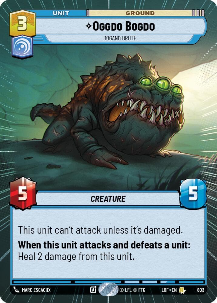 Oggdo Bogdo - Bogano Brute (Hyperspace Foil) — Legends of the Force card