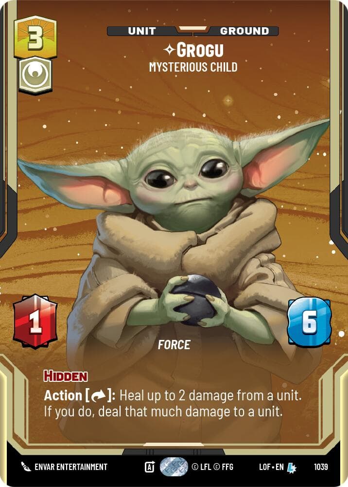Grogu - Mysterious Child (Prestige) — Legends of the Force card
