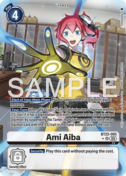 Ami Aiba (Alternate Art) — Cyber Eden card