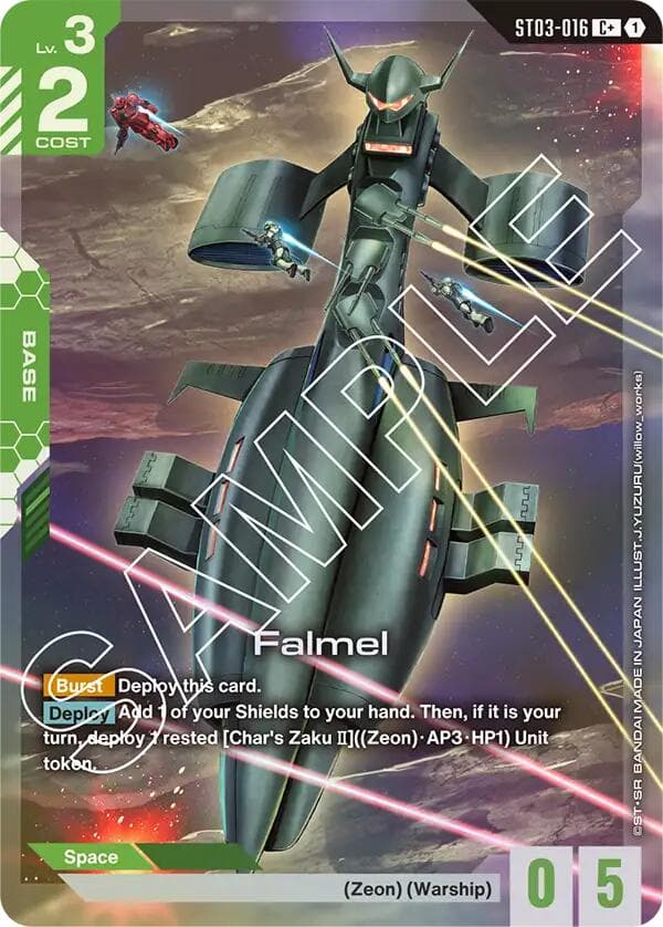 Falmel (C+) — Starter Deck 03: Zeon's Rush card