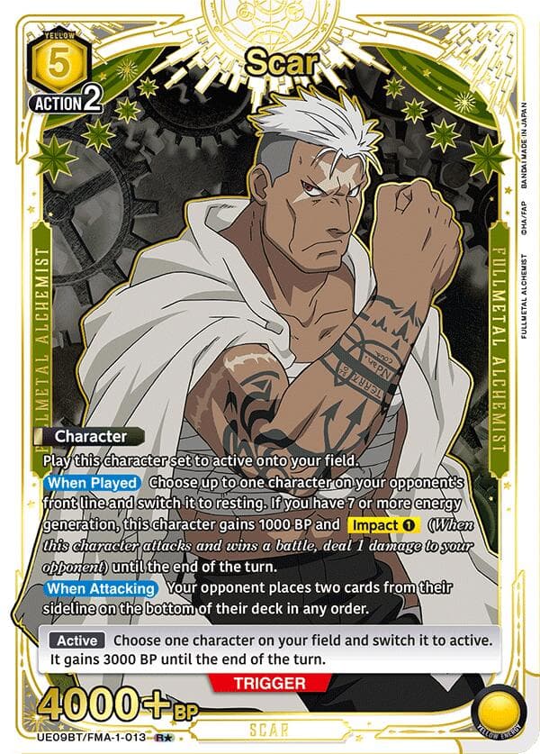 Scar (R*) — UE09BT: FULLMETAL ALCHEMIST card