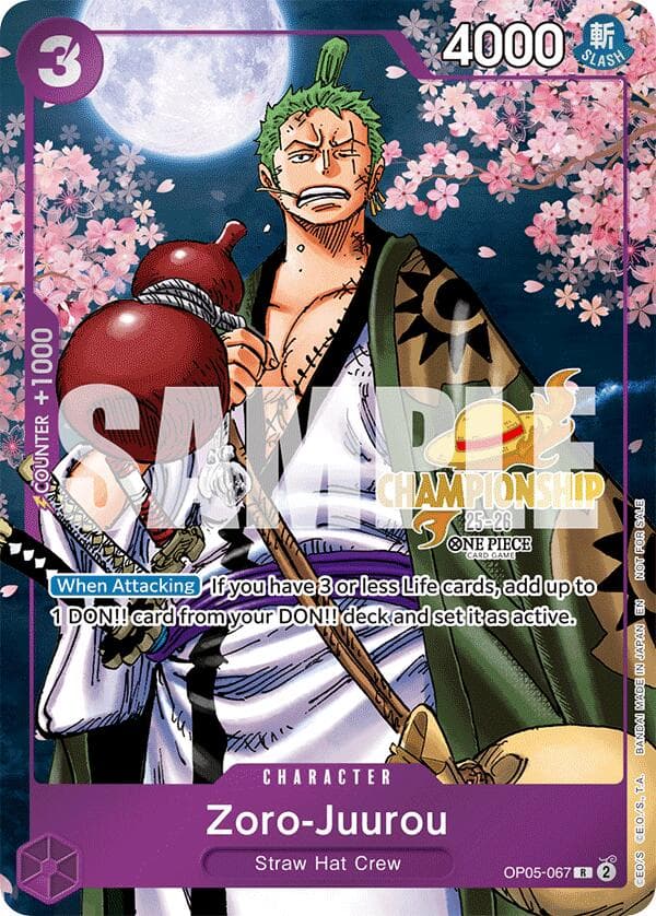 Zoro-Juurou (CS 25-26 Event Pack) — One Piece Promotion Cards card
