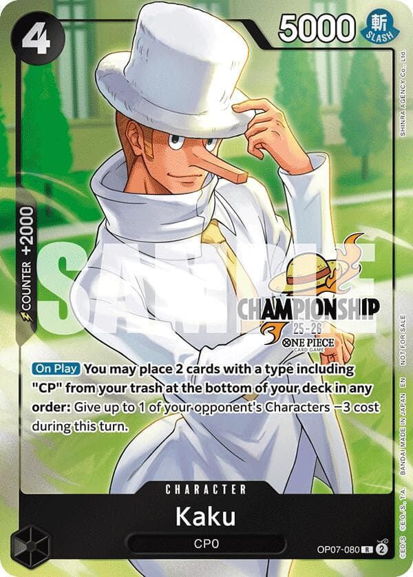 Kaku (CS 25-26 Celebration Pack) — One Piece Promotion Cards card