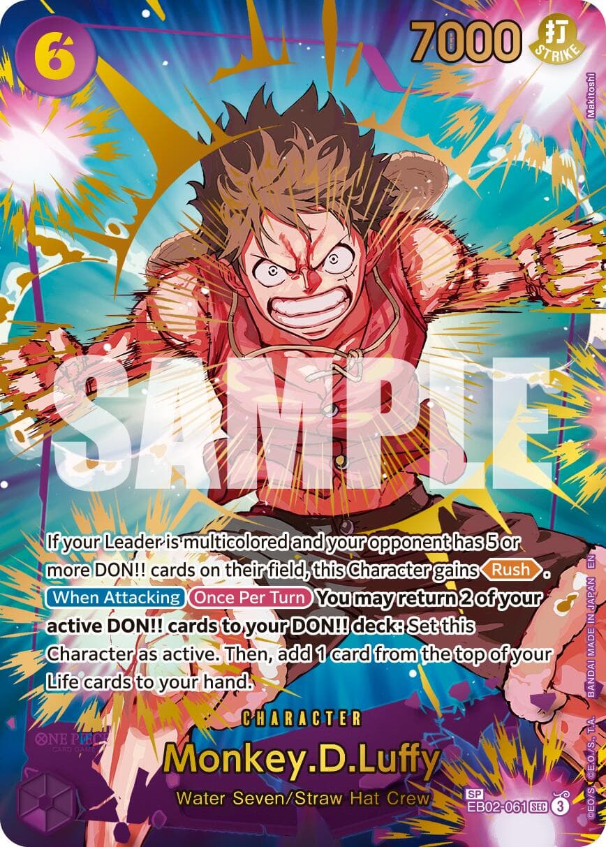 Monkey.D.Luffy - EB02-061 (SP) — Premium Booster -The Best- Vol. 2 card