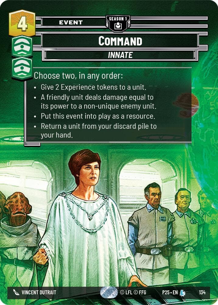 Command (134) — Sector and Regional Promos: Season 1 card