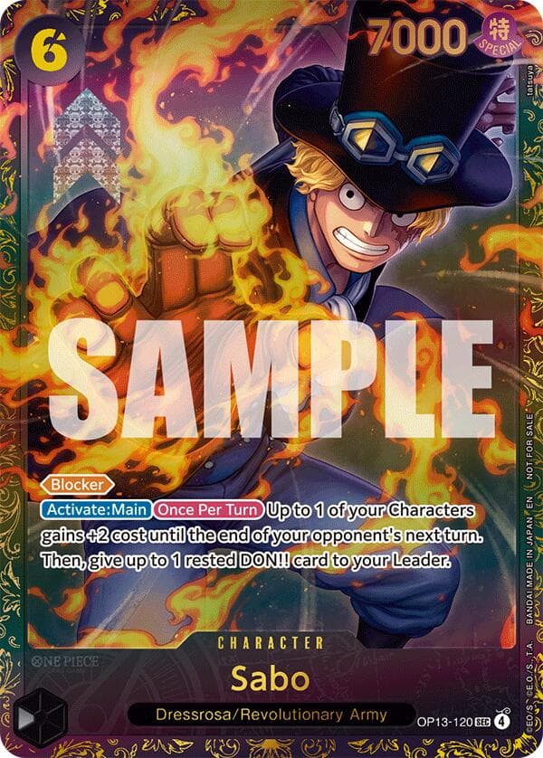 Sabo (Store Treasure Cup 2025) — One Piece Promotion Cards card