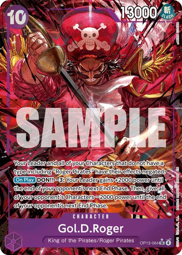Gol.D.Roger (064) (Alternate Art) — Carrying On His Will card