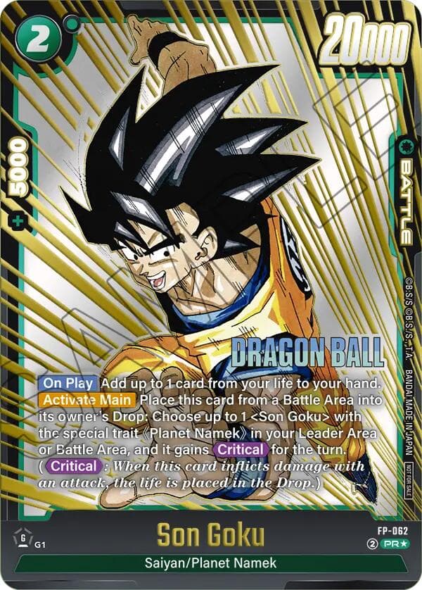 Son Goku - FP-062 (Release Event Winner) — Fusion World Promotion Cards and Packs card