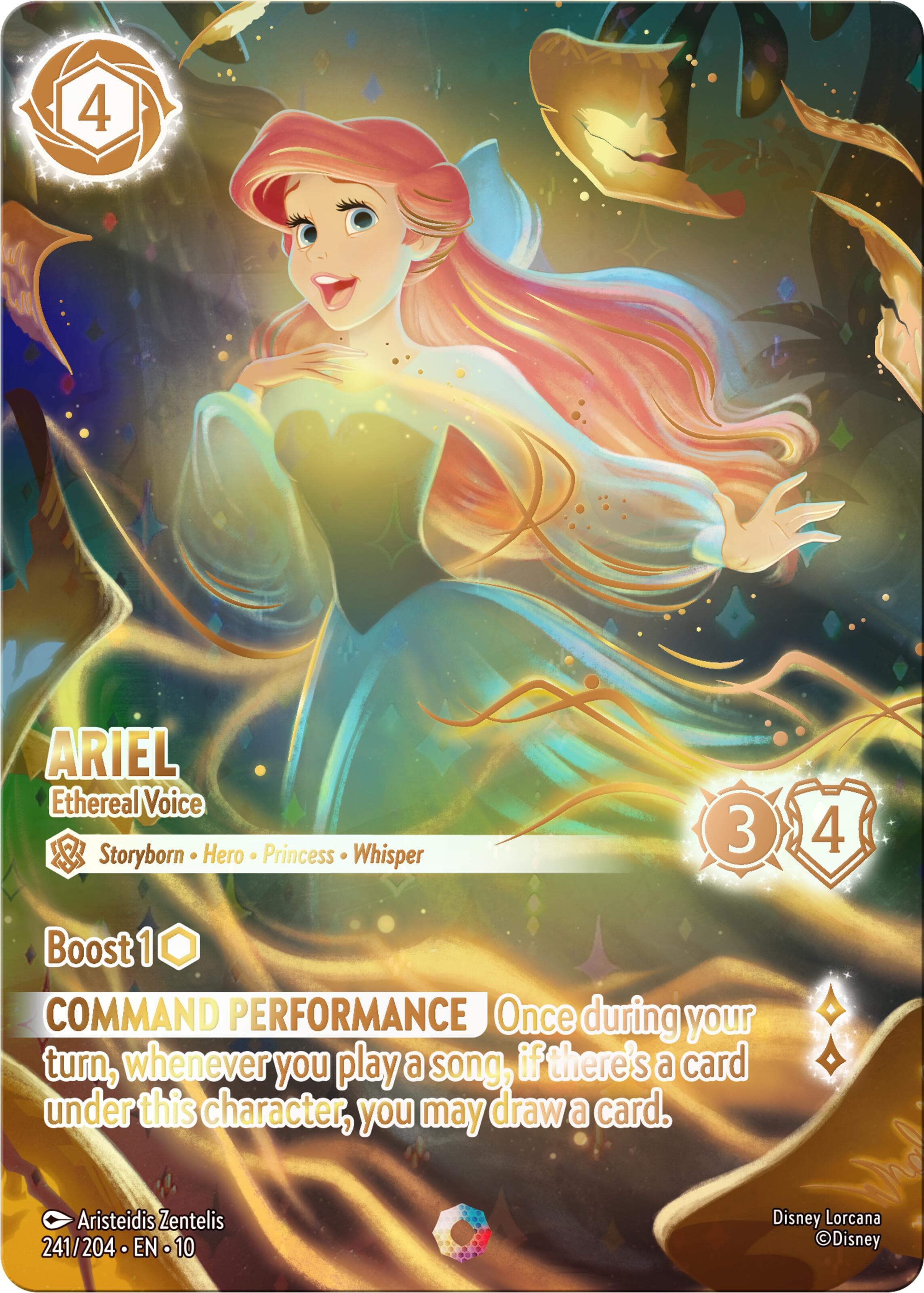 Ariel - Ethereal Voice (Iconic) — Whispers in the Well card