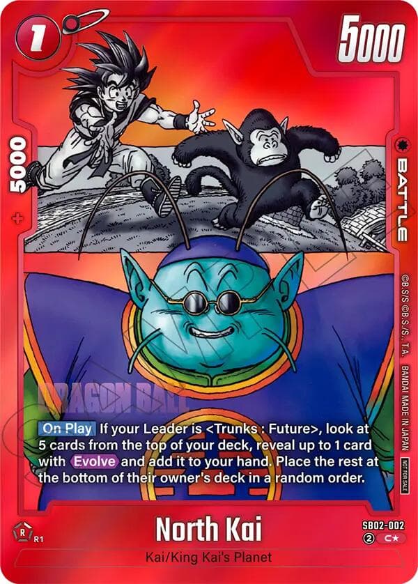 North Kai - SB02-002 (Limited Pack MANGA Version 02) — Tournament and Championship Promos card