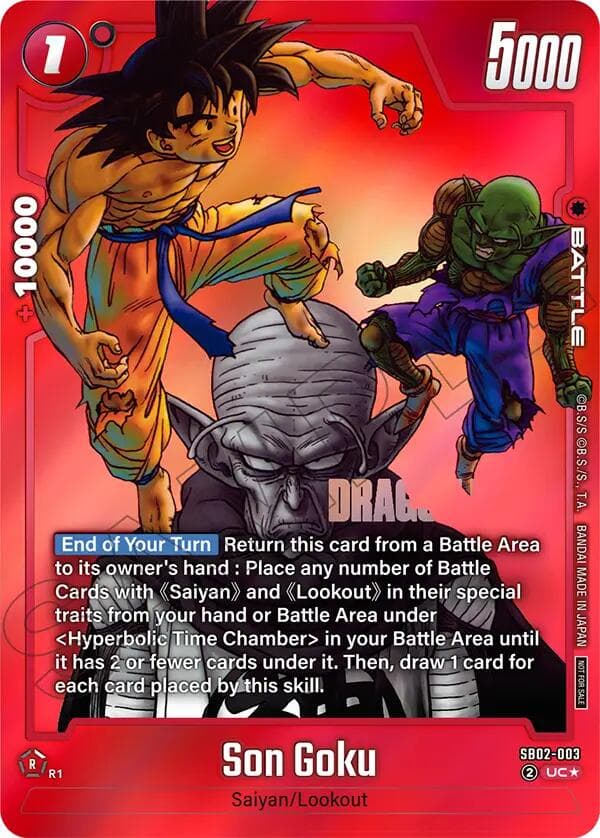 Son Goku - SB02-003 (Limited Pack MANGA Version 02) — Tournament and Championship Promos card