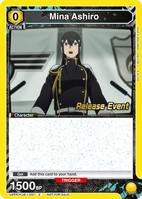 Mina Ashiro (001) — UE12BT: Kaiju No. 8 Release Event Cards card