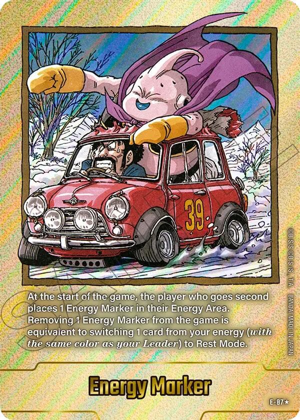 Energy Marker (E-87) (Gold) — Fusion World Energy Markers card