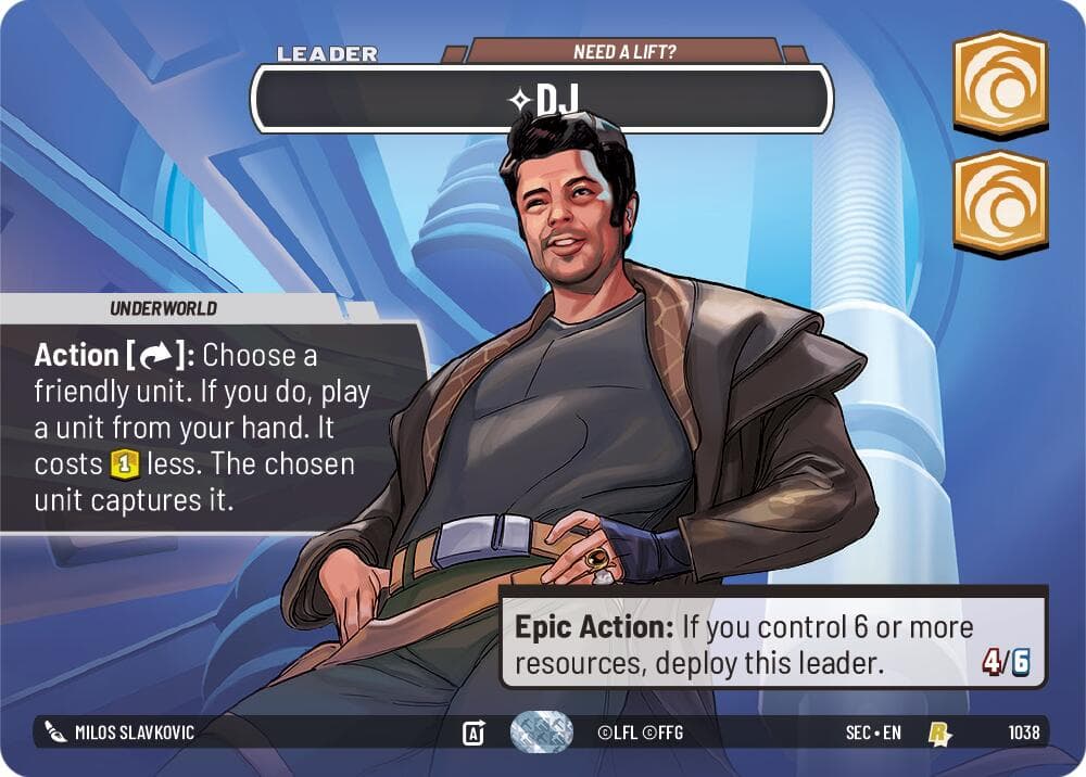 DJ - Need a Lift? (Showcase) — Secrets of Power card