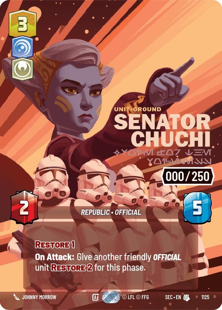 Senator Chuchi - Voice for the Voiceless (Serialized) — Secrets of Power card