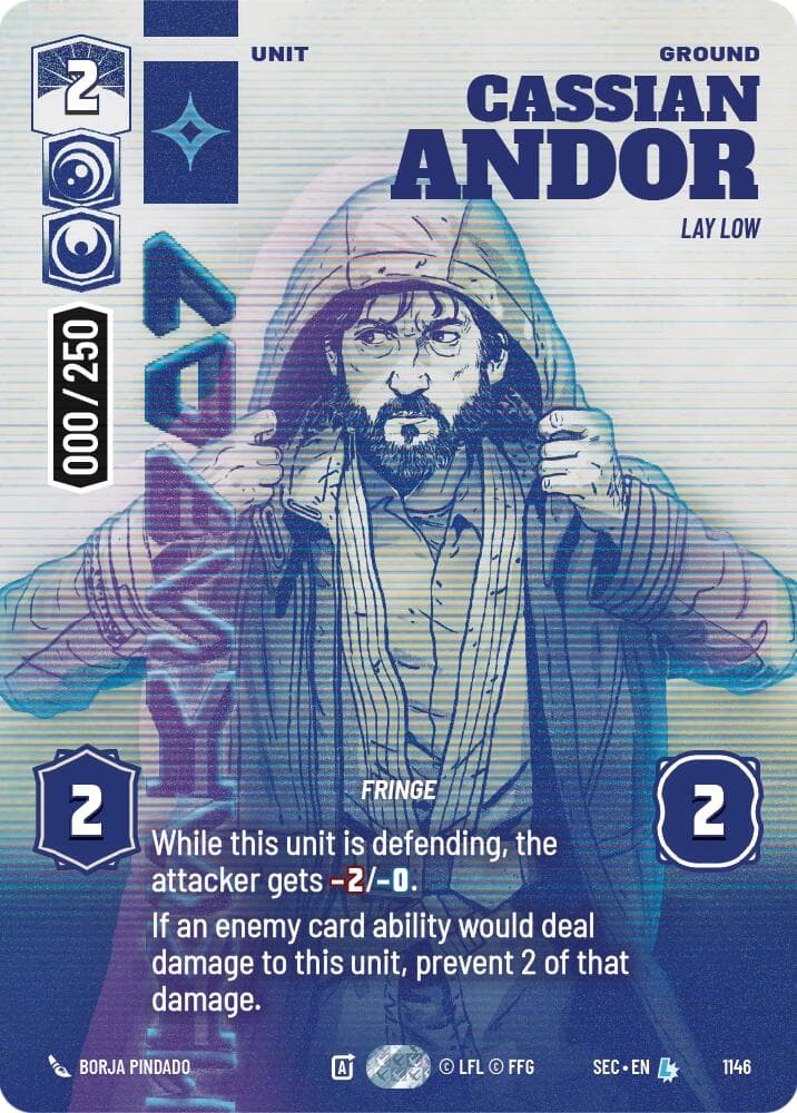 Cassian Andor - Lay Low (Serialized) — Secrets of Power card