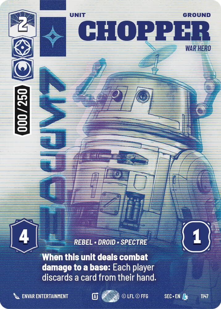 Chopper - War Hero (Serialized) — Secrets of Power card