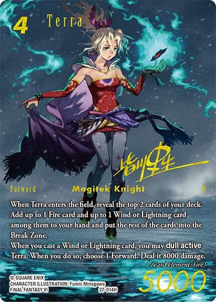 Terra (Full Art Signature) — Journey of Discovery card