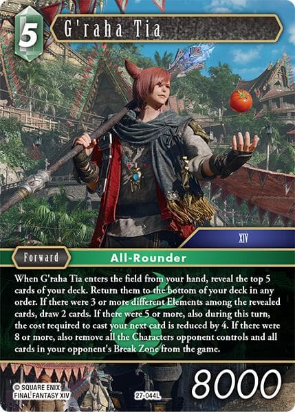 G'raha Tia — Journey of Discovery card