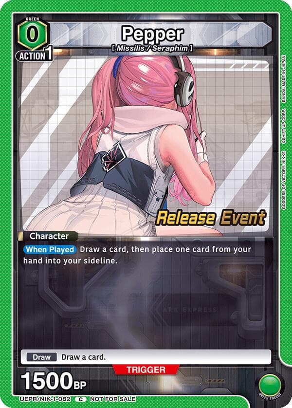 Pepper — UE14BT: GODDESS OF VICTORY: NIKKE Release Event Cards card