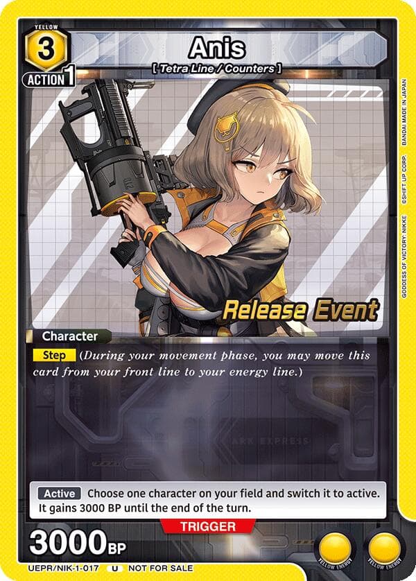 Anis (017) — UE14BT: GODDESS OF VICTORY: NIKKE Release Event Cards card
